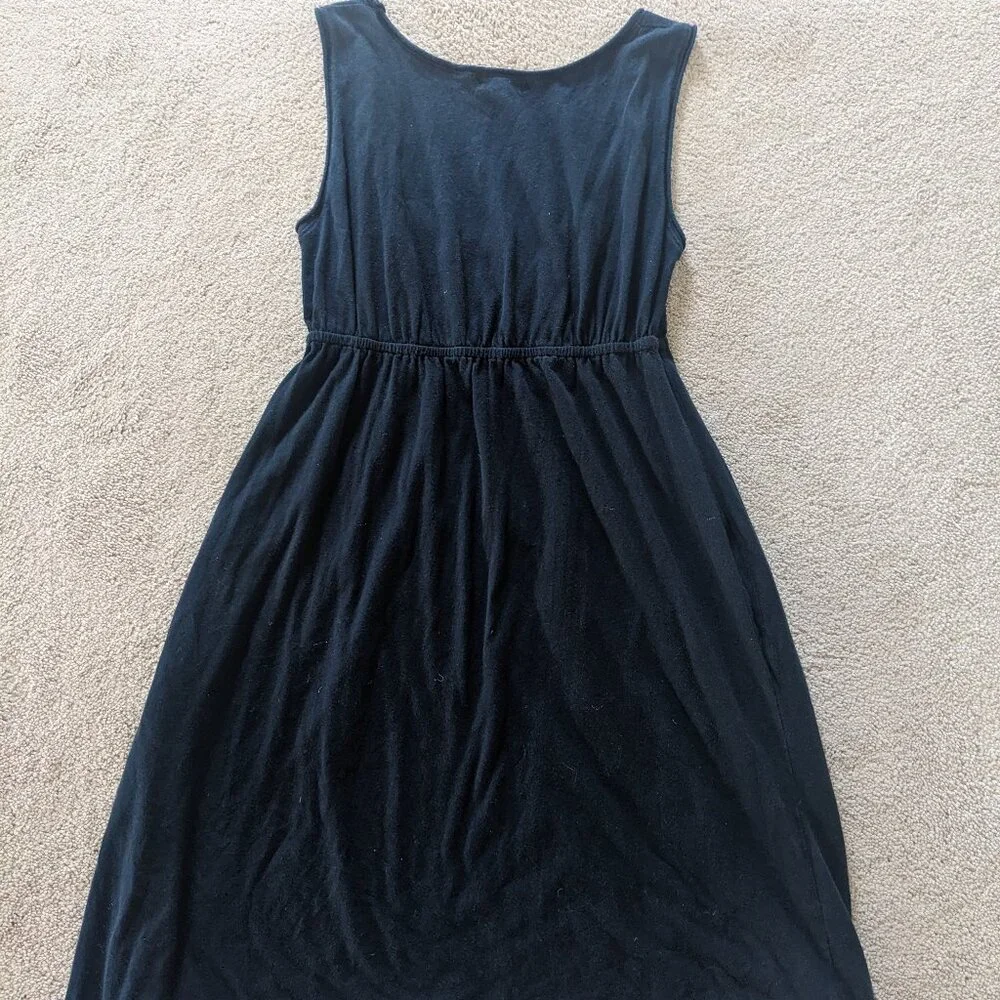 Early 2000's blue scoop neck casual dress - Picture 3 of 6